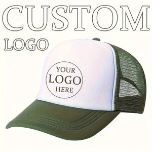 TEMU 맞춤형 개인 로고 야구 모자, 100% 폴리에스테르 메쉬 통기성, 손세탁 가능, 조절 가능한 착용감, 니트 장인 정신, 귀국 및 뮤지컬 테마에 이상적, 특별한 날 선물