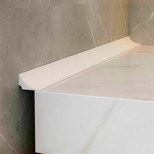 TEMU 주방 카운터탑 물 방지 바리어, 욕실 세면대용 방수 스트립