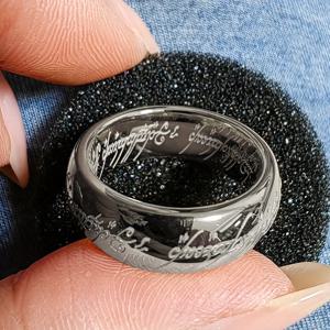 TEMU 1pc 남성용 빈티지 티타늄 스틸 링, 내구성이 뛰어난 조합 스타일, 퇴색하지 않는 두꺼운 밴드 - 고품질 보석류