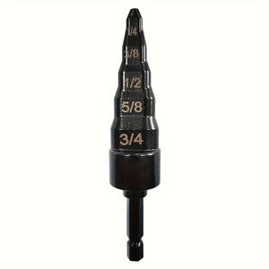 TEMU 혼 구리 파이프 확장기 도구 키트 - 플레어 튜브 어댑터, AC 및 냉동 유지보수/설치용 금속 스웨이징 드릴 비트 세트, 크기 1/4