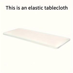 TEMU 할로윈, 크리스마스 브리소 홈웨어 탄력 있는 폴리에스터 테이블보 - 주름 방지 & 세탁기 사용 가능 웨딩, 파티, 야외 행사용 멀티컬러 옵션 (생동감 넘치는 오렌지색), 피팅 테이블 커버, 결혼식 테이블 세팅, 부드러운 원단, 신축성 소재, 휴일 테이블보, 축제 장식, 내구성 좋은 재질, 홈 엔터테인먼트, 호스트