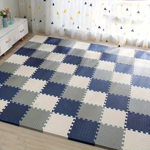 TEMU 20개 인터로킹 EVA 폼 바닥 매트 - 퍼즐 바닥 타일, 미끄럼 방지 쿠션 놀이 매트 (가정, 헬스장, 야외용) - 간편한 연결 및 분리, 튼튼한 EVA 폼 바닥 매트 (침실, 놀이방, 훈련용) - 가족 및 반려동물에게 적합, 홈 헬스장 설치