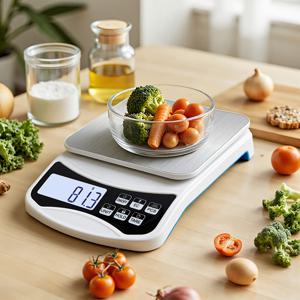 TEMU 1개 FODWET 식품 저울 5kg, 10kg/0.1G 디지털 주방 저울, 요리 및 베이킹용 그램과 온스 무게 측정, 체중 감량, 7 단위/조절 가능한 오프 타임/HD LCD/스테인리스 스틸(배터리 미포함)