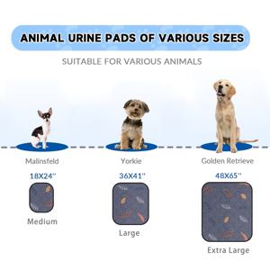 TEMU 세탁 가능한 개 소변 패드, 고 흡수력 재사용 패드, 누출 방지 및 미끄럼 방지, 개 유기견 훈련 매트, 개 케이지, 새끼 개, 배상 매트 및 화장실 훈련 - 꽃 무늬가 있는 회색, 개 훈련 매트 | 장식용 애완 동물 매트 | 패드, 개 소변 패드|배변패드