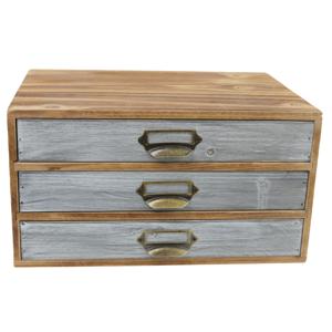 TEMU mộc제 수납함, 3단 책상 서랍 정리함, 직사각형 A4 용지 거치대, 침실 화장대용 다목적 나무 수납 캐비닛, 장식 선반, 전원 필요 없음, 정리용 수납함|A4용지