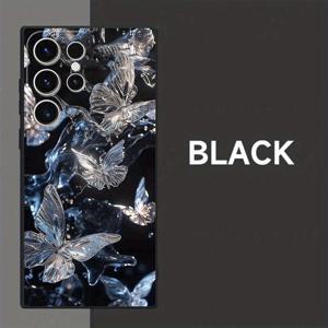 TEMU 삼성 갤럭시 S20 S21 S22 S23 S24 플러스 S23 울트라 21 FE 5G S20+ 노트 10 20 울트라 폰 커버 셸을 위한 나비 케이스