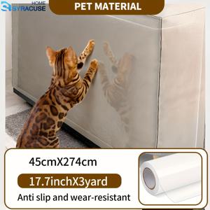 TEMU 1롤 고양이 긁기 방지 테이프 - 투명 자체 접착 보호 필름, 길이 3야드, 폭 3.93