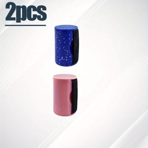 TEMU 2-팩 조절 가능 핑거 셰이커 리듬 해머 - 기타, 우쿨렐레, 만돌린, 밴조, 카혼용 스트랩이 달린 플라스틱 에그 셰이커 - 블랙, 화이트, 블루, 딥 핑크 색상의 타악기 악기 액세서리