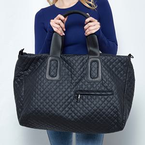 TEMU WEIXIER 넉넉한 멀티포켓 여행 토트백 - 내구성 좋고 가벼운 여성용 핸드백, 주말 여행 및 일상 사용에 적합 - 커피, 화이트, 블랙 색상 제공