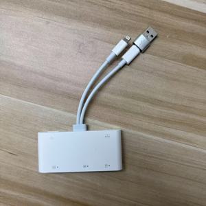 TEMU 10-in-1 SD 카드 폰 OTG 어댑터, 아이폰/아이패드 프로와 타입-C 스마트폰용, 5개 카드 슬롯 지원, TF/SD/CF/XD/MS 메모리 카드 디지털 카메라 카드 리더기, USB-C 헤드폰 케이블 USB 플래시 드라이브 어댑터, PD 충전, OTG 데이터, 타입-C 폰 및 USB A 컴퓨터 카드 리더기