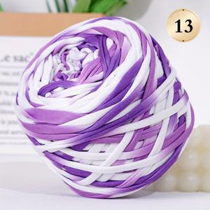 TEMU 손뜨개용 300g 그라데이션 염색 원단 실 - DIY 가방, 카펫, 쿠션 및 수납 바구니용 폴리에스터 청키 실 - 공예 실