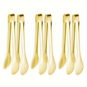 TEMU 6개 세트 뷔페 집게, 스테인리스 스틸 집게, 샐러드, 바베큐 음식, 파스타, 과일, 채소, 고기 등, 가정용 주방, 레스토랑, 호텔 케이터링 뷔페, 주방 용품, 주방 도구