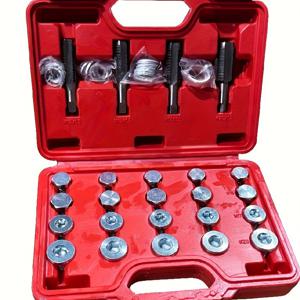 TEMU 64개의 오일 팬 드레인 플러그 스레드 수리 키트, 4개의 탭과 다양한 수조 플러그, 자동차 수리에 사용되는 구리 와셔, 대부분의 승용차와 호환 가능합니다.