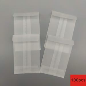 TEMU 50/100 팩 반투명 봉투 2.36X1.57 인치, 씨앗 보관, 동전 봉투에 사용 가능