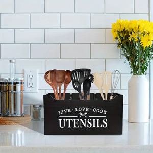 TEMU 클래식 우드 텐실 홀더 캐디, 