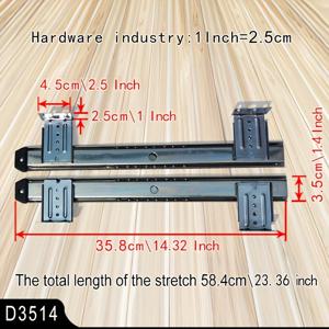 TEMU 조절 가능한 금속 수납 상자 브래킷, 이중 레일 및 매달린 가이드 포함 - 35cm 폭, 컴퓨터 키보드용 두꺼운 디자인, 숨겨진 서랍 슬라이드, 사무실 책상 선반 장착 액세서리 포함, 조절 가능한 선반 브래킷|광택 있는 금속 마감|내구성 있는 금속 구조