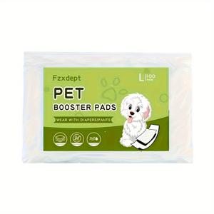 TEMU Pawsguard 100Ct 추가 흡수 강아지 훈련 패드, 남성 및 여성을 위한 누수 방지 애완 동물 디아퍼, 재사용 가능한 비직조 직물 소변 패드|배변패드
