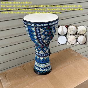 TEMU FF 본파이어 8인치 아프리카 드럼 - 나무 핸드 드럼, 휴대용 라이브 공연 및 녹음실용 드럼 악기, 초보자와 전문가를 위한 문화적 리듬 메이커 (아프리카 타악기 음악)