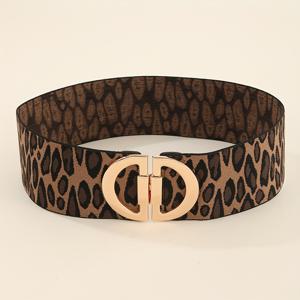 TEMU 3-사이즈 클래식 빈티지 합금 버클 프린트 와이드 웨스트밴드, 스트레치 벨트 드레스, 코트, 캐주얼, 성숙, 파티, 데일리 통근, 비치, 저녁 데이트, 니트 원단, 깃털 없음, 세탁 불가, 여성용 패션 액세서리