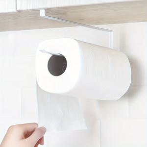 TEMU 1pc 현대적인 금속 보관 후크, 주방 및 욕실용 다기능 문 장착 정리함, 흔적 없는 못 없는 걸이 랙, 쉬운 설치 페인트 마감, 후크