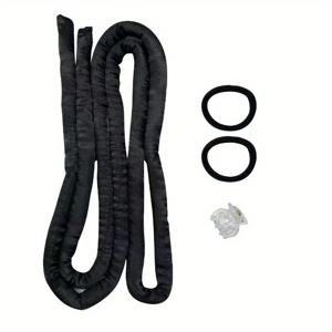 TEMU 열 없이 사용하는 부드러운 헤어 컬러 롤러, 게으른 컬링 로드 헤어밴드, 수면 컬 타이, 파마 로드 헤어 스타일링 도구