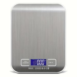 TEMU 1개 Accuweight 22.05Lb/0.04Oz 정밀 디지털 주방 저울, 장식 스테인리스 스틸 식품 무게 저울, 베이킹, 요리, 케토, 식사 준비 - 배터리 작동 (AAA 포함되지 않음)