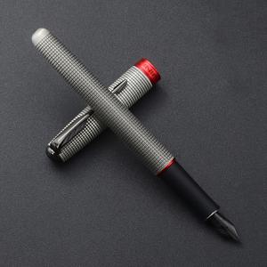 TEMU 메탈 만년필, 인체공학적 디자인, 섬세한 펜촉, 클릭식 캡 및 컨버터 포함, 고급 비즈니스 쓰기, 학생 서예 연습 - 2.6mm 잉크 호환성 포함 (잉크 미포함)|캘리그라피