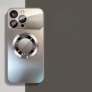 TEMU 아이폰 16, 15, 14, 13, 12, 및 11 프로 맥스 플러스 모델을 위한 고급 티타늄 금속 색상으로 새 매트 폰 케이스, 자석식 무선 충전 기능 및 충격 방지 유리 카메라 렌즈 보호 기능이 있습니다.