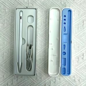 TEMU 충전식 유니버설 터치 스크린 펜, 저장 박스 포함, 및 애플 기기와 호환 가능, 스마트폰 및 태블릿에 이상적, USB 충전, 리튬 폴리머 배터리, 삼성 갤럭시 탭 S-10.5 호환 가능