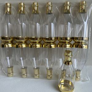 TEMU 12개 미니 샴페인 캔디 병, 파티, 결혼식, 생일을 위한 플라스틱 선물병, 다재다능한 축하 용기, DIY 선물 포함, 졸업, 5월 5일, 6월 19일, 크리스마스, 할로윈, 추수감사절, 아버지의 날, 어머니의 날 장식 및 배터리 또는 깃털이 없는 용품