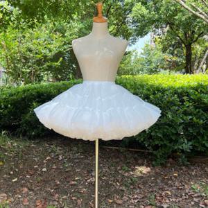 TEMU 크리놀린 4겹 데일리 비올런스 숏 도그 본리스 소프트 베일 서포트 스트랩 숏 슬립 드레스