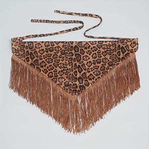 TEMU 프린트 레트로 조절 가능한 와이드 허리 시너 벨트와 긴 프린지 태슬 & 리본 디테일 - 드레스, 청바지, 파티, 결혼식용 여성 패션 액세서리, 우아한 디자인