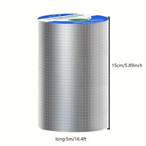 TEMU 고강도 부틸 실란트 테이프, 산업용 누수 방지 실링 테이프, 우수한 접착력, 파이프 누수 방지 테이프, RV 수리, 창문, 보트, 파이프 틈새 밀봉, 유리, 고무 지붕 누수 수리에 적합, 열 적용 불필요, 냉열 저항, 노화 방지, 실내외 사용 가능, 다양한 사이즈