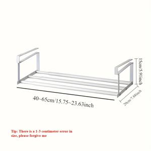 TEMU 조절 가능하고 확장 가능한 신발 정리대, 쌓을 수 있는 층별 신발 정리대, 공간 절약형 걸이형 정리대, 가정용 신발장 보관에 적합