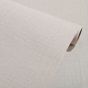 TEMU 1 롤 따뜻한 베이지 리넨 텍스처 비닐 벽지, 자체 접착식 세척 가능한 벽 커버, 침실 및 거실 장식용 쉽게 DIY 벽돌 돌 및 나무 스타일