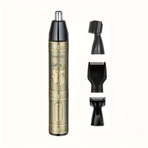 TEMU 미구안 4-in-1 충전식 남녀공용 올인원 트리머 - 다기능 수염, 눈썹, 코털, 비키니 라인 정리기, 리튬이온 배터리, 내구성 플라스틱 본체로 통증 없는 제모 (면도기 불필요)