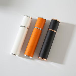 TEMU 3개 12ML 가죽 향수병, 휴대용 미니 프레스 스프레이 용기, 무향, PVC 없는 유리 및 금속 아토마이저 리필