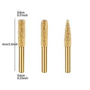 TEMU 그라인딩 헤드, 하드 합금 로터리 파일, 내부 원형 그라인딩 헤드, 아이언, 샌드, 브레이즈드 밀링 커터, 텅스텐 스틸