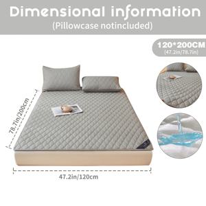 TEMU 베개커버나 베개 안감 없이도 사용 가능한 부드럽고 편안한 다색 방수 수분 흡수 매트리스 보호 커버 1개, 침실 및 게스트룸에 적합한 얼룩과 먼지 방지 기능이 있는 침구용 멀티펑셔널 방수 매트리스 보호 커버|베개커버|매트리스커버