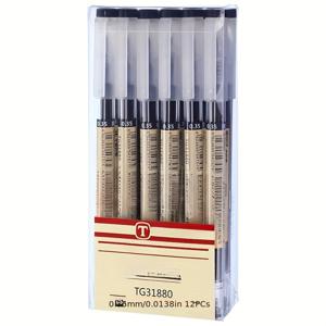 TEMU 일본식 고급 젤 펜 12개 세트, 0.35mm 젤 잉크 롤러 볼펜, 플라스틱 소재, 학교 및 사무용 적합, 부드러운 필기감 - 검정, 파랑, 빨강 잉크 문구류 공급품 3/5/12개 세트