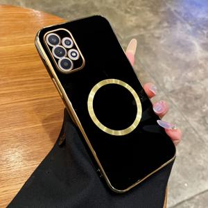 TEMU 삼성 갤럭시 A31/A32/A32 5G/A33 5G/ A34 5G/A35 5G/ A30s/SM-A315F/SM-A325F/SM-A326B/SM-A336E/SM-A346E/SM-A356E/SM-A307F용 새로운 고급 휴대폰 케이스, 금속 자석 패치 및 차량용 자석 패치 쉘