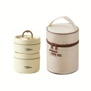 TEMU 3개 세트 스테인리스 스틸 식품 보관용기 뚜껑 포함, 누수 방지 벤토 도시락 상자, 쌓을 수 있는 간식 준비용기 주방 및 여행용