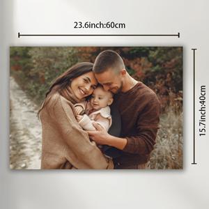 TEMU 개인화 가능한 캔버스 포스터 프레임 - 커플, 가족 및 추억을 위한 맞춤형 사진 디스플레이 - 집이나 사무실 장식에 이상적, 완벽한 휴일 선물, 사진 프레임