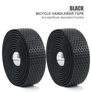 TEMU 미끄럼 방지 실리콘 핸들바 테이프, 충격 흡수 허니콤 그립 - 빠르고 미끄럼 방지 그립, 다양한 색상 옵션 (검정, 빨강, 초록, 흰색, 검정/빨강, 검정/초록, 검정/), 도로, 산악, 하이브리드용 편안함 - 금속 핸들바와 호환 - 출퇴근, 레이싱에 이상적 - 내구성 및 쉬운 설치