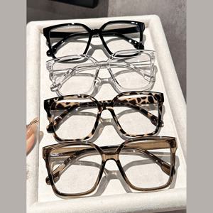 TEMU 4pcs 여성용 빈티지 기하학적 투명 안경 - 일상, 사무실, 내구성 있는 PC 소재, 풀림 디자인, 패션 안경, 사무실 안경, 장식용 안경, 폴리카 렌즈