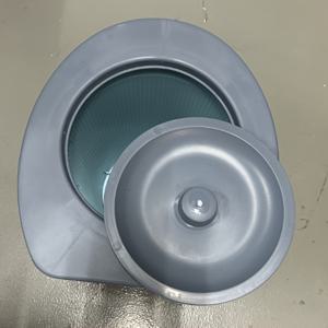 TEMU 1pc 휴대용 캠핑 화장실 좌석 - 실리콘, 내구성 있는 PP 재질, 하이킹, 비상, 및 로드 트립을 위한 소형 및 여행 친화적인 디자인, 야외 필수품|소형 화장실 좌석|실리콘 구조, 휴대용 화장실