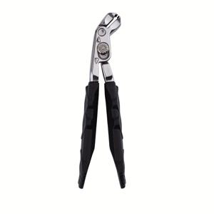 TEMU 안티-스플래시 기능, 긴 손잡이 및 넓은 개구부가 있는 인체공학적 스테인리스 스틸 팔꿈치 손톱깎이 - 편안한 매니큐어 및 페디큐어를 위한 블랙 질감 그립|손톱깎이