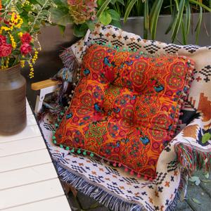 TEMU 스타일리시하고 편안한 두꺼운 스퀘어 쿠션, 베개, 의자 매트, 바닥 매트, 차량 시트 패드 – 홈 데코레이티브 쿠션 & 베개