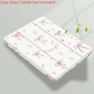 TEMU 펜 슬롯이 있는 안티 드롭 보호 커버, for iPad Air 4th/5th (10.9인치), 7th/8th/9th (10.2인치), 5th/6th/Air 1/Air 2 (9.7인치), Air 3rd (10.5인치), Pro (11인치) 10th에 적합한 iPad용 꽃 모양의 플립 커버 스탠드 케이스