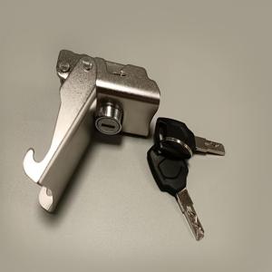 TEMU 키 실린더 및 레버 메커니즘이 있는 잠금장치 - 헤비듀티 스테인리스 스틸 - 도난 방지 잠금, 수동/전원 없이 작동, , 스쿠터, ATV, 고카트, 트레일러, 캐러밴, 보트 및 전기 트렁크와 호환 - 쉬운 설치, 배선 불필요